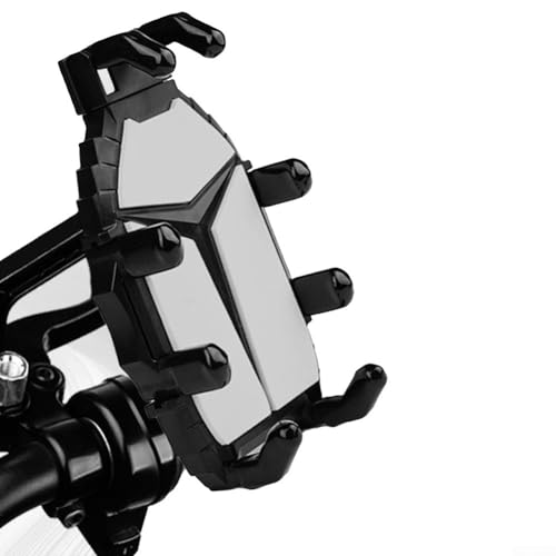 WheatThrive Handyhalterung Auto Handyhalterung Armaturenbrett Halterung Rutschfest Stabil Multifunktional Und 360 Grad Drehbar (B) von WheatThrive