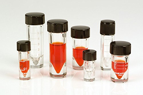 WHEATON 50334 0 Flacon à sérum, 0,3 mL, NextGen V Vial en verre transparent sans capuchon (Pack de 12) von Wheaton