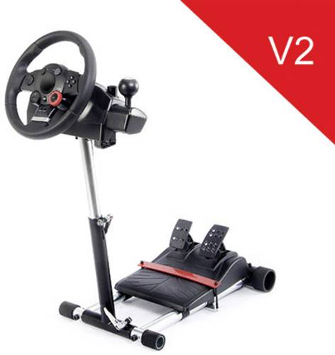 Wheel Stand Pro Driving Force GT/PRO/EX/FX Deluxe V2 Lenkrad Halterung Schwarz von Wheel Stand Pro
