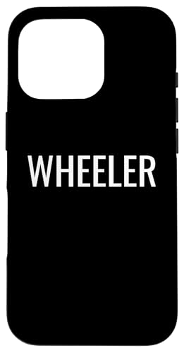 Wheeler Hülle für iPhone 16 Pro Wheeler Hülle für iPhone 16 Pro von Wheeler