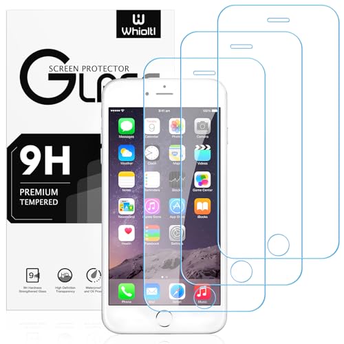 Whioltl [3 Stück Displayschutzfolie aus Hartglas für iPhone 8 Plus, iPhone 7 Plus, iPhone 6S Plus und iPhone 6 Plus, 9H Härte Panzer Schutz Glas, ultra-transparent, Anti-Kratzen, Hülle Freundllich Whioltl [3 Stück Displayschutzfolie aus Hartglas für iPhone 8 Plus, iPhone 7 Plus, iPhone 6S Plus und iPhone 6 Plus, 9H Härte Panzer Schutz Glas, ultra-transparent, Anti-Kratzen, Hülle Freundllich von Whioltl
