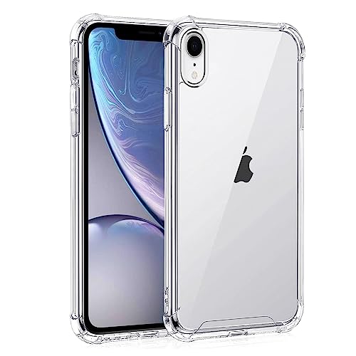 Whioltl Hülle für iPhone XR Durchsichtig und Stoßfeste Schutzhülle mit Weiche Silikon Handyhülle, Crystal Clear Transparent Bumper Case, [Militärischer Fallschutz] [Nicht Vergilbend] von Whioltl