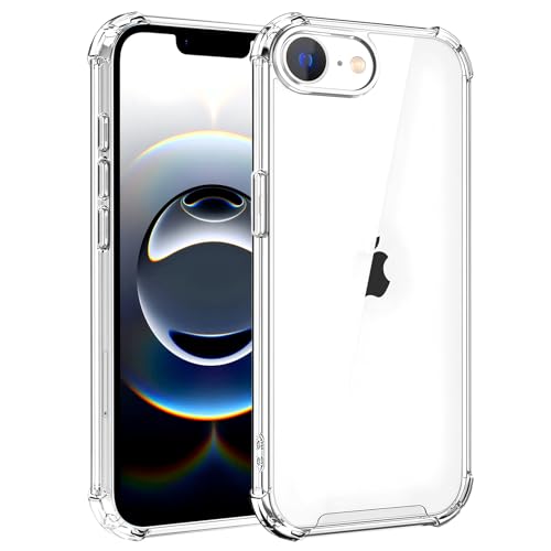 Whioltl iPhone 16e Hülle, Transparente Handyhülle, Kratzfest, Stoßdämpfung, vergilbt nicht, unterstützt kabelloses Laden und Handyhalterung für Fahrrad/Auto, Whioltl iPhone 16e Hülle, Transparente Handyhülle, Kratzfest, Stoßdämpfung, vergilbt nicht, unterstützt kabelloses Laden und Handyhalterung für Fahrrad/Auto, von Whioltl