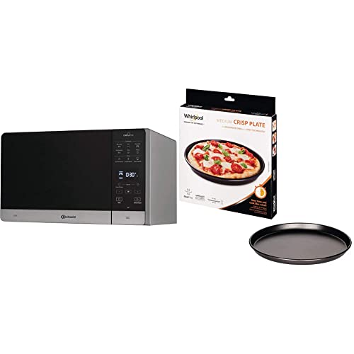 Bauknecht Chef Plus MW 45 SL Kombination Grill und Mikrowelle & Whirlpool AVM290 - Mikrowellenzubehör/Crisp-Platte medium (310 mm) für die Mikrowelle/Passend auch für Mikrowellen von Bauknecht von Whirlpool