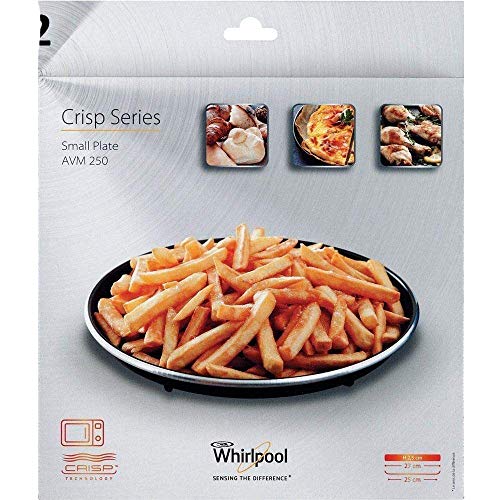 CRISP Auflaufform, Durchmesser 27 cm, Höhe 2,5 cm, AVM250 Zubehör und Pflege 480131000083. WHIRLPOOL von Whirlpool
