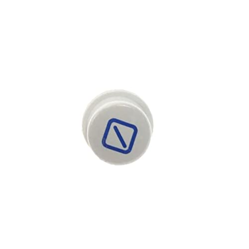 Start-Drucktaster, weiß, Original, Spülmaschine 482000078437, C00097417 Whirlpool von Whirlpool
