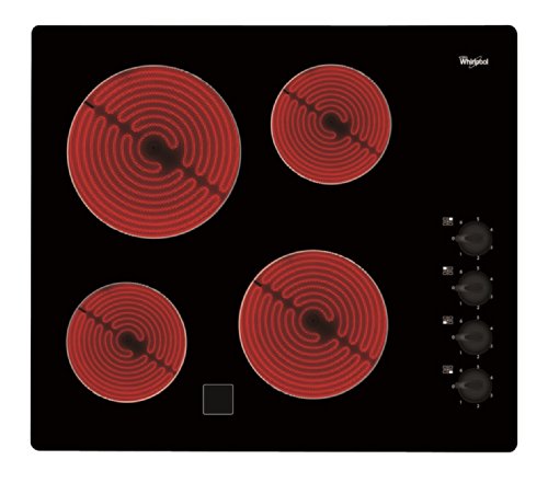 Whirlpool AKM9010NE Platte – Platten (integriert, Keramik, Glaskeramik, schwarz, drehbar, oben rechts) von Whirlpool