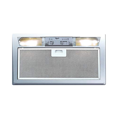 Whirlpool wsless66asx/1integriertem Cooker Hood 336M³/h E Edelstahl Dunstabzugshaube–Hauben (336M³/h, führt/Rückgewinnung, F, G, C, 68dB) von Whirlpool