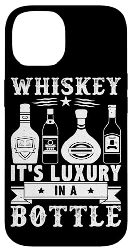 Es ist Luxus in einer Flasche Whiskey Design für Destillatoren Hülle für iPhone 14 von Whiskey Design Ideas For Whiskey Drinker