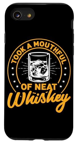 Hat einen Schluck schickes Whisky-Design für Trinker geraucht Hülle für iPhone SE (2020) / 7 / 8 von Whiskey Design Ideas For Whiskey Drinker
