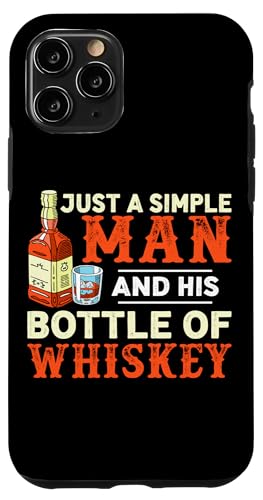 Just A Simple Man And His Bottle Whiskey Design für Männer Hülle für iPhone 11 Pro von Whiskey Design Ideas For Whiskey Drinker