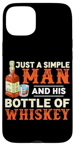 Just A Simple Man And His Bottle Whiskey Design für Männer Hülle für iPhone 15 Plus von Whiskey Design Ideas For Whiskey Drinker