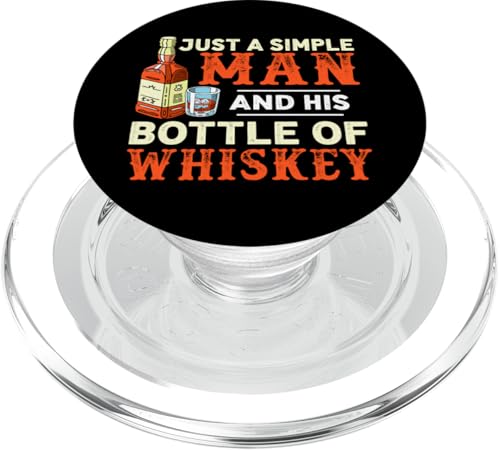 Just A Simple Man And His Bottle Whiskey Design für Männer PopSockets PopGrip für MagSafe Just A Simple Man And His Bottle Whiskey Design für Männer PopSockets PopGrip für MagSafe von Whiskey Design Ideas For Whiskey Drinker