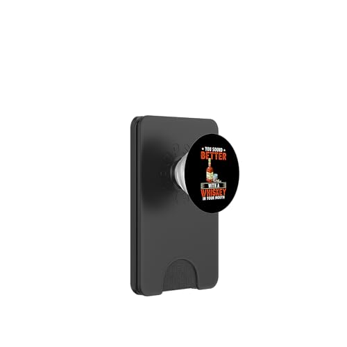 Whiskey-Design, Sie klingen besser mit einem Whiskey PopSockets PopWallet für MagSafe Whiskey-Design, Sie klingen besser mit einem Whiskey PopSockets PopWallet für MagSafe von Whiskey Design Ideas For Whiskey Drinker