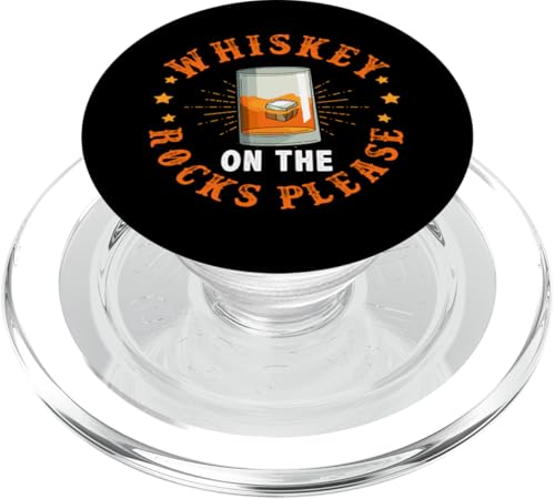 Whiskey On The Rocks Please Whisky-Design für Herren PopSockets PopGrip für MagSafe Whiskey On The Rocks Please Whisky-Design für Herren PopSockets PopGrip für MagSafe von Whiskey Design Ideas For Whiskey Drinker
