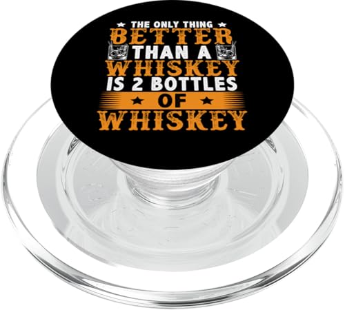 Whiskeyfläschchen für Whisky-Trinker PopSockets PopGrip für MagSafe Whiskeyfläschchen für Whisky-Trinker PopSockets PopGrip für MagSafe von Whiskey Design Ideas For Whiskey Drinker