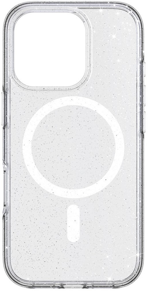 Mag Glitter Case für iPhone 16 Pro transparent von White Diamonds
