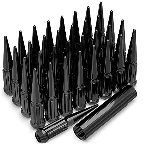 White Knight 33-teiliges Set Spline Spike Radmutter, Schwarz, M14 x 1,50, Legierter Stahl, Pulverbeschichtet, Schmiedeauge, Industriell, Klasse 2B, 14 mm, Keine Garantie White Knight 33-teiliges Set Spline Spike Radmutter, Schwarz, M14 x 1,50, Legierter Stahl, Pulverbeschichtet, Schmiedeauge, Industriell, Klasse 2B, 14 mm, Keine Garantie von White Knight