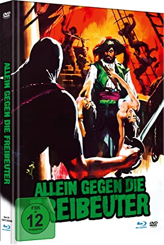 Allein gegen die Freibeuter - Extended Fassung (Limited Mediabook, in HD neu abgetastet, Blu-ray+DVD+Booklet) von White Pearl Classics / daredo (Soulfood)