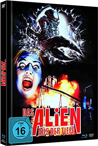 Das Alien aus der Tiefe - Uncut Kinofassung (Limited Mediabook, Blu-ray+DVD+Booklet) von White Pearl Classics / daredo (Soulfood)