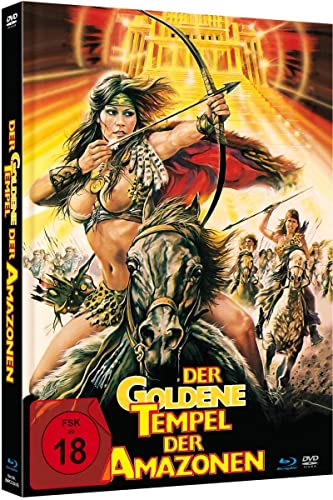 Der goldene Tempel der Amazonen - Uncut Fassung (Limited Mediabook, in HD neu abgetastet, Blu-ray+DVD+Booklet) von White Pearl Classics / daredo (Soulfood)
