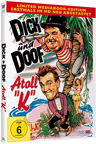 Dick und Doof`s Atoll K - Limited Mediabook-Edition (Blu-ray+DVD plus Booklet/HD neu abgetastet) von White Pearl Classics / daredo (Soulfood)