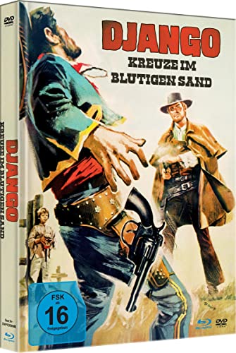 Django - Kreuze im blutigen Sand (Uncut Limited Mediabook, vom 2K-Master neu abgetastet, Blu-ray+DVD+Booklet) von White Pearl Classics / daredo (Soulfood)
