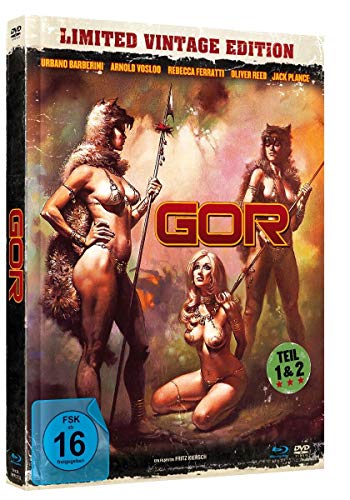 GOR 1+2 - Uncut Limited Vintage Mediabook (+ DVD) (digital remastered) [Blu-ray] von White Pearl Classics / daredo (Soulfood)