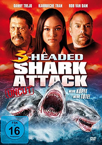 3-Headed Shark Attack / Mehr Köpfe, mehr Tote (uncut) [DVD] von White Pearl Movies / daredo (Soulfood)