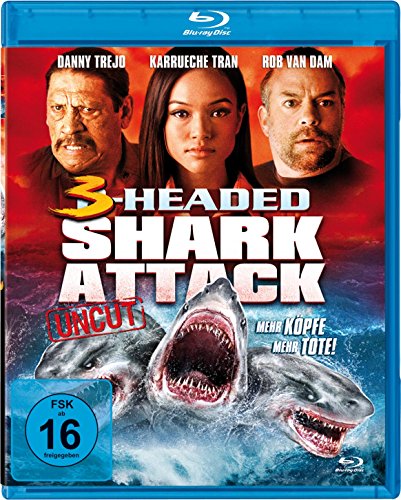 3-Headed Shark Attack - Mehr Köpfe, mehr Tote! - Uncut [Blu-ray] von White Pearl Movies / daredo (Soulfood)