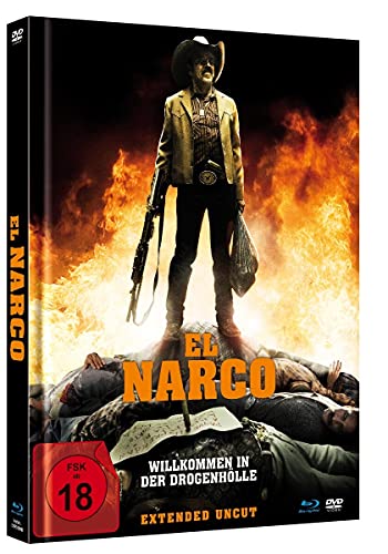 El Narco (El Infierno) - Extended uncut Limited Mediabook (+ DVD) (+ Booklet) [Blu-ray] von White Pearl Movies / daredo (Soulfood)