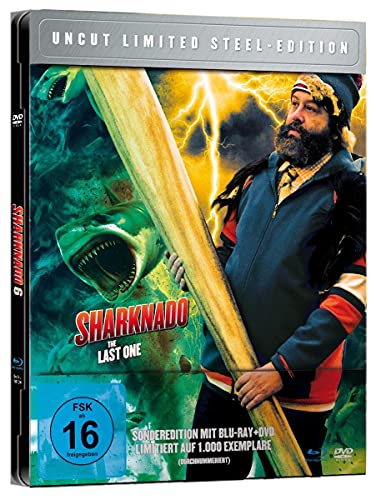 Sharknado 6: The Last One - Limited Steel Edition limitiert auf 1.000 Stück, durchnummeriert (+ DVD) [Blu-ray] von White Pearl Movies / daredo (Soulfood)