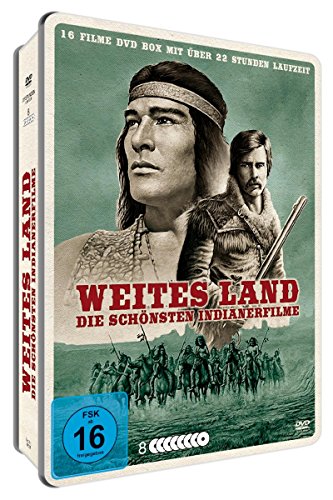 Weites Land - Die schönsten Indianerfilme - Metal-Pack [8 DVDs] von White Pearl Movies / daredo (Soulfood)