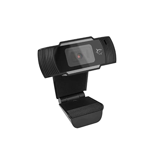 White Shark, Cyclops, PC-Webcam mit USB-Kabel, High-High-DPI-Webcam 1080P Full HD, Kompatibel mit Windows und Macos, Framerate 30 fps, Schwarz von White Shark
