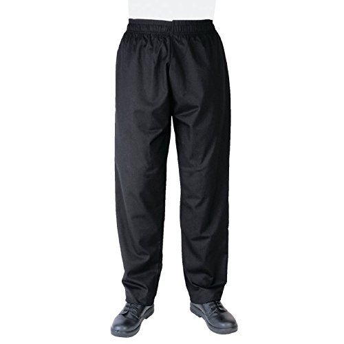 A582-XL Vegas Kochhosen von Whites Chefs Apparel Größe XL, Farbe: Schwarz von Whites Chefs Clothing