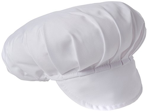 Whites Chefs Apparel B255 weiß Peaked Hat, Koch Kopfbedeckung, eine Größe, weiß Polycotton von Whites Chefs Clothing