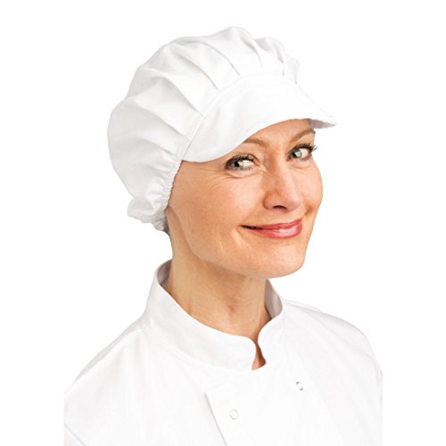 Whites Chefs Apparel B255 Schirmmütze, Weiß von Whites Chefs Clothing