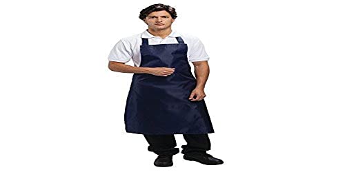 Whites Chefs Apparel weiß glänzend Lätzchen Schürze, 71,1 x 96,5 cm Navy Blau von Whites Chefs Clothing