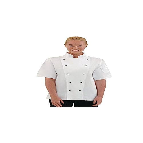 Whites Chicago Kochjacke kurze Ärmel weiß S von Whites Chefs Clothing