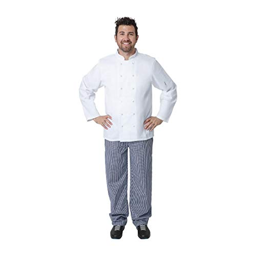Whites Vegas Koksbuis Wit Lange Mouw (Poly/Ktn) - Maat S von Whites Chefs Clothing