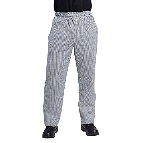 Whites Vegas unisex koksbroek zwart-wit geruit - XXL von Whites Chefs Clothing