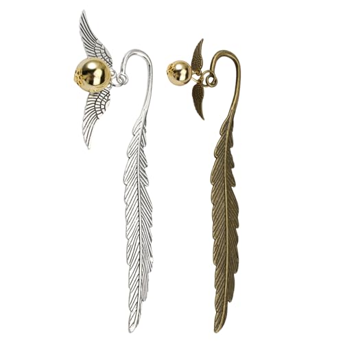 2 Stück Federlesezeichen, Metall Feder Lesezeichen, Vintage Lesezeichen, Wunderschönen Feder-Lesezeichen, Lesezeichen Personalisiert Geschenke für Leseratten, Teenager 2 Stück Federlesezeichen, Metall Feder Lesezeichen, Vintage Lesezeichen, Wunderschönen Feder-Lesezeichen, Lesezeichen Personalisiert Geschenke für Leseratten, Teenager von WhizNook
