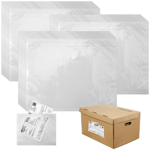 30 Stück Lieferscheintaschen Selbstklebend, A5 Transparente Selbstklebende Frachtbrieftaschen, Lieferscheintaschen Dokumenttaschen, Transparent Versandtaschen, für Frachtbriefe, Urkunden, Rechnungen 30 Stück Lieferscheintaschen Selbstklebend, A5 Transparente Selbstklebende Frachtbrieftaschen, Lieferscheintaschen Dokumenttaschen, Transparent Versandtaschen, für Frachtbriefe, Urkunden, Rechnungen von WhizNook