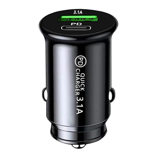 Auto-Ladeanschluss-Adapter, Telefon-Ladegerät, Auto-Stecker | A+C PD-Schnellladeadapter | Auto-Schnellladestecker-Adapter für 3,1 A USB-Auto-Schnellladestecker-Adapter für das Fahren im Freien Auto-Ladeanschluss-Adapter, Telefon-Ladegerät, Auto-Stecker | A+C PD-Schnellladeadapter | Auto-Schnellladestecker-Adapter für 3,1 A USB-Auto-Schnellladestecker-Adapter für das Fahren im Freien von Whnbuij