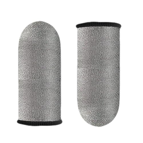 Fingerspielärmel – Anti-Sweat Touchscreen-Zehenabdeckungen | 2,4 x 3,3 cm Fingerspitzen aus Silberfaser Anti-Slip Curre Protektor Sleeve, Daumenschutz atmungsaktiv Fingerspielärmel – Anti-Sweat Touchscreen-Zehenabdeckungen | 2,4 x 3,3 cm Fingerspitzen aus Silberfaser Anti-Slip Curre Protektor Sleeve, Daumenschutz atmungsaktiv von Whnbuij