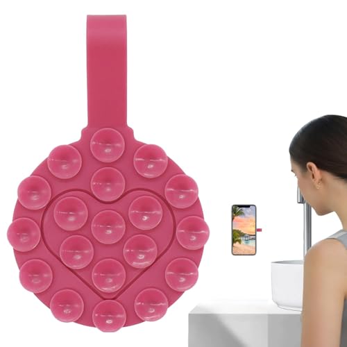 Handyhalterung mit Saugnapf aus Silikon, Handyhalterung mit Saugnapf aus Silikon, multifunktionaler Handyhalter - Saugnapf-Hülle, Griff von Whnbuij