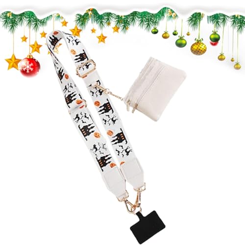 Handyschlaufen, Handyschlaufe, Weihnachtsgurt mit Reißverschluss, Dekoration mit verstellbarem Kordelzug, für Arbeit, Reisen, Business, Alltag, Schule Handyschlaufen, Handyschlaufe, Weihnachtsgurt mit Reißverschluss, Dekoration mit verstellbarem Kordelzug, für Arbeit, Reisen, Business, Alltag, Schule von Whnbuij