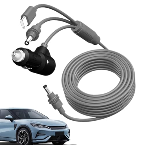 KFZ-Ladekabel, USB-Ladekabel - 100 W Schnellladegerät, Externer Plug and Play Zubehör, Zubehör für Lieferkabel für Geräte für Camping ester KFZ-Ladekabel, USB-Ladekabel - 100 W Schnellladegerät, Externer Plug and Play Zubehör, Zubehör für Lieferkabel für Geräte für Camping ester von Whnbuij