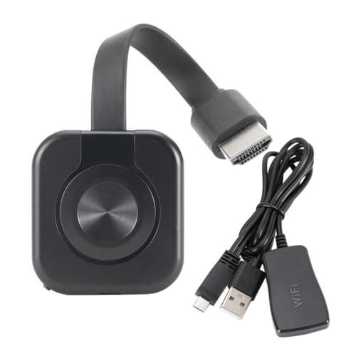Projektor Für Heimkino – Mini-Projektor, Multifunktionaler Kabelloser Streaming-Projektor, DREI Bildschirm-Projektionsmodi, Kabelloser -Bildschirmfreigabe-Adapter, Mobile TV-Box Für Demos, Musik, von Whnbuij