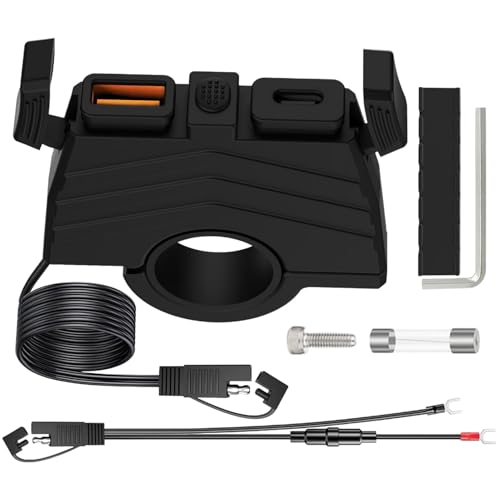 Qualcomm Schnellladung - Schnelle Trennung, Motorradladegerät, Off -Control, Double Port zum USB -Adapter für Telefon SAE, benutzerfreundliches Design Qualcomm Schnellladung - Schnelle Trennung, Motorradladegerät, Off -Control, Double Port zum USB -Adapter für Telefon SAE, benutzerfreundliches Design von Whnbuij